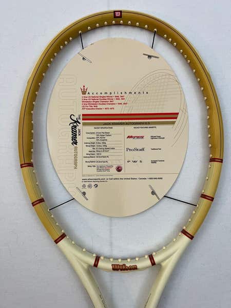 ラケット wilson - Wilson THE JACK KRAMER AUTOGRAPH NEW Wilson lJack Kramer Millennium Autograph 4 1/2 grip RARE