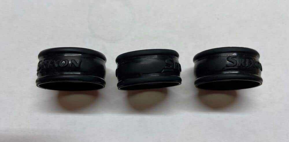 Srixon Rubber Grip Band Ring For Tennis Racquets (used). Qty: 3