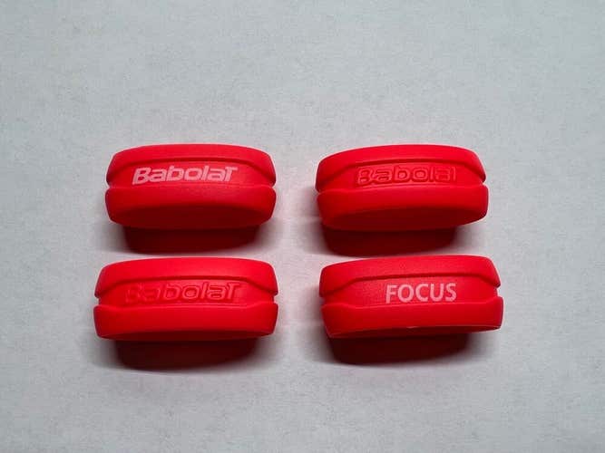 Babolat Coral Focus Rubber Grip Band Ring For Tennis Racquets (NEW). Qty: 4