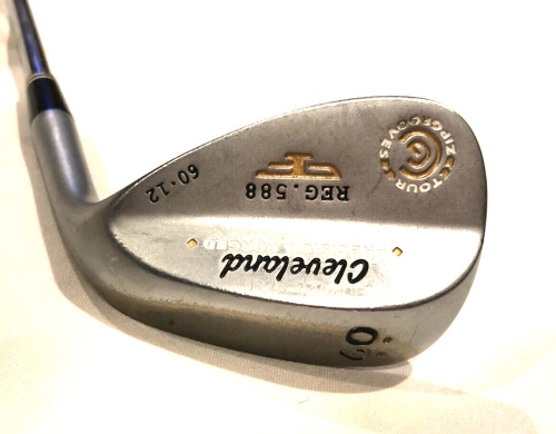 Cleveland Tour Grooves 588 Reg Precision Forged 60/12 Lob Wedge Steel Shaft