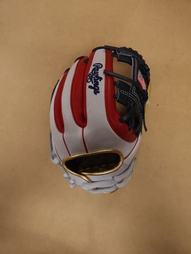 New Rawlings HOH USA Olympic Right Hand Throw Infield Heart of The Hide Softball Glove 12"