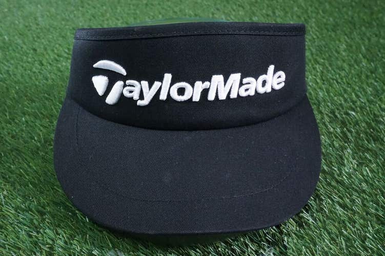 MEN’S TAYLORMADE HIGH CROWN GOLF VISOR, BLACK/WHITE ~ NEW WITH TAGS!!