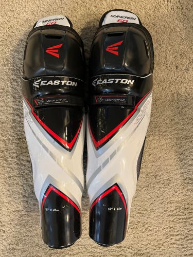 Used Easton 16"  Synergy 60 Shin Pads