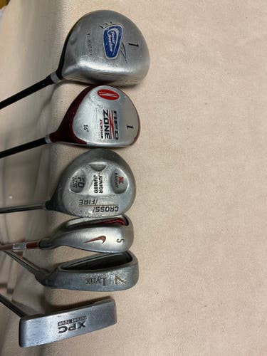 Used Junior Right Handed Kids clubs set Clubs (Full Set) Regular Flex 6 Pieces