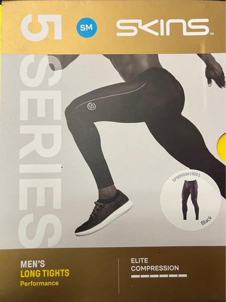 SKINS COMPRESSION Series-5 Men’s Long Black Tights Small