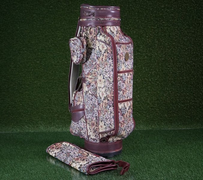 LADY HONORS WOMENS BEAUTIFUL TEPESTRY FLORAL 6-WAY DIVIDER GOLF CART BAG ~ WOW!!