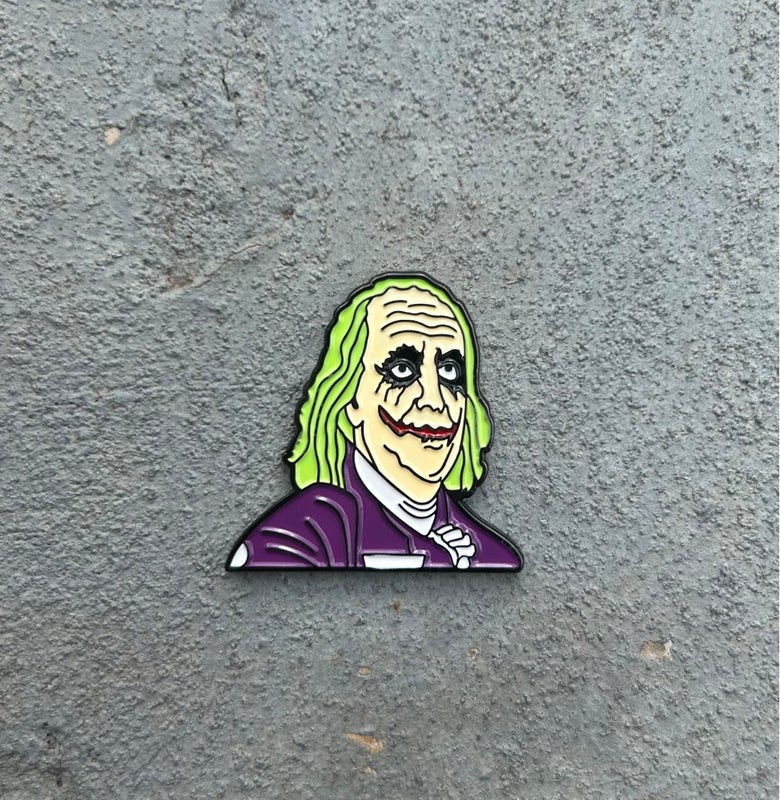 Ben Franklin X The Joker Ball Marker