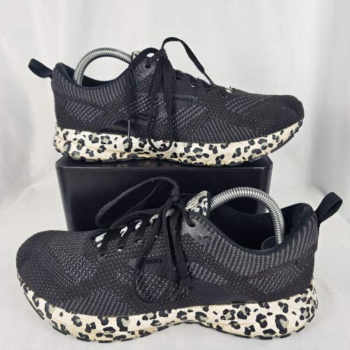 Brooks Revel 5 Women's Size 10 Running Shoes Black White Leopard Print