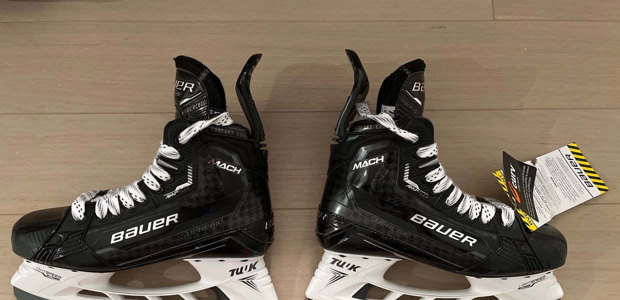 Bauer Supreme Mach Skates Senior Size 7 Fit 1 NO STEEL