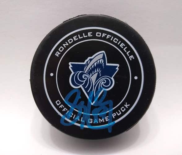 SIDNEY CROSBY Autographed Rimouski Oceanic QMJHL OFFICIAL GAME PUCK Auto