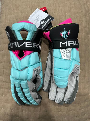 New PLL Chrome Maverik 14" Max Lacrosse Gloves