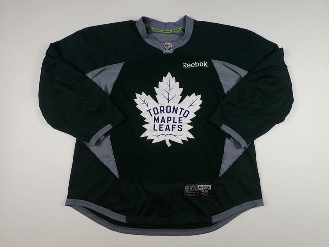Toronto Maple Leafs pro stock Reebok practice hockey jersey NHL Forest Green 58