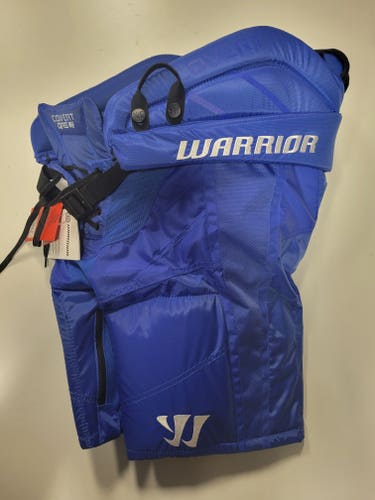 New Junior Medium Warrior Covert QRE20 Pro Royal Blue Hockey Pants