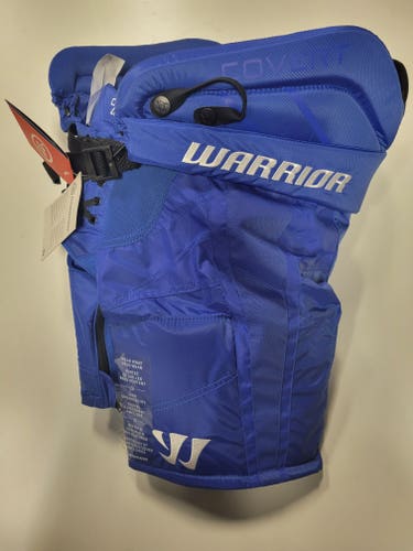 New Junior Small Warrior Covert QRE20 Pro Royal Blue Hockey Pants