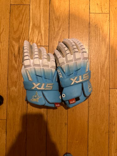 Used Player's STX 13" Surgeon Lacrosse Gloves