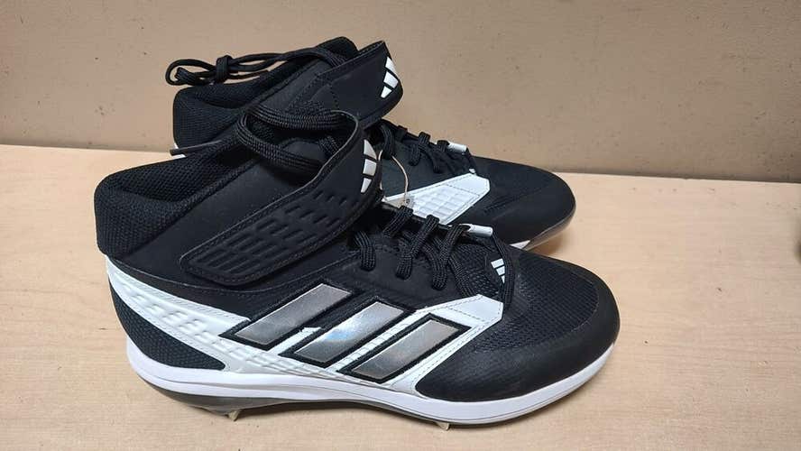 Adidas Mens Icon 8 Mid Size 9 Baseball Cleats Black IG7113