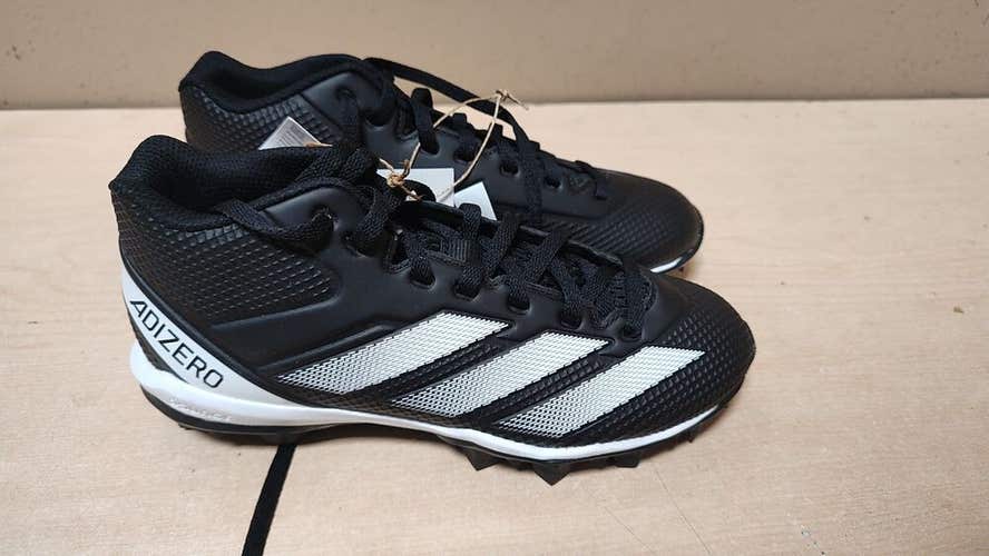 Adidas Big Kids Impact Star Size 3.5 Football Cleats Black/White  IF5108