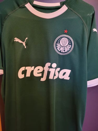 19/20 Puma Palmeiras Home Jersey - Used Adult Size L