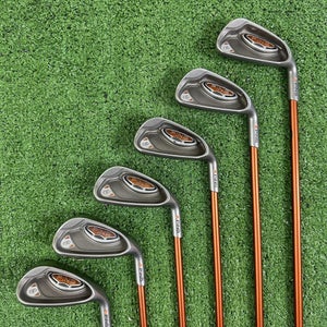Ping G10 Iron Set 6-PW SW Orange Dot TFC 129 Soft Regular Senior Flex RH -3/4”