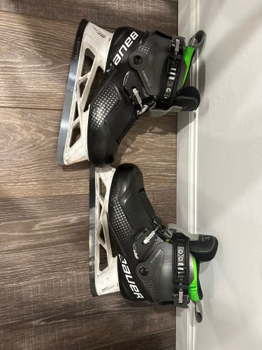 Used Bauer Regular Width  Size 8 Konekt Hockey Goalie Skates