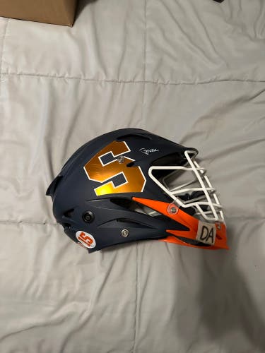 Team Issues Syracuse Ladrosse STX Rival Helmet