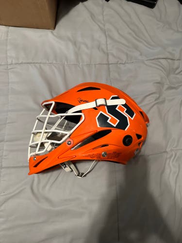 Team Issued Syracuse Lacrosse STX Rival Helmet