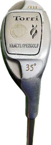Ladies Nancy Lopez Golf Torri 35° 7 Hybrid Iron Graphite Shaft RH 36”L