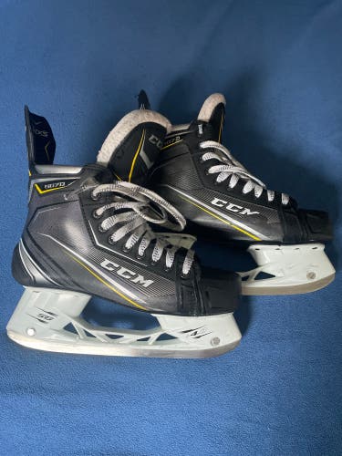 Used CCM Tacks 9070 Hockey Skates 8.5 EE With Superfeet Insoles