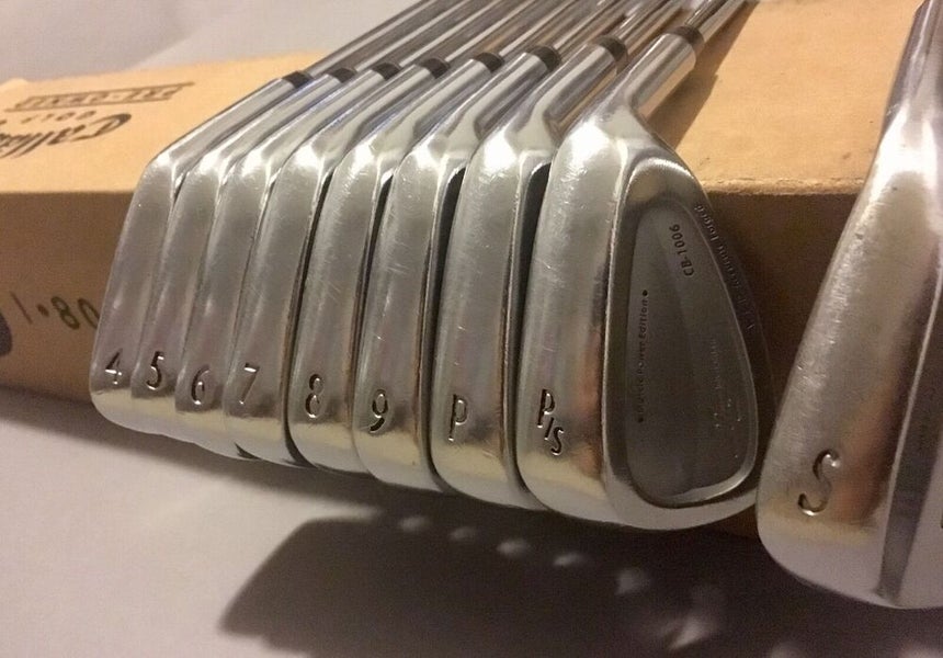 Miura Giken CB-1006 Muscle Power Edition Irons 4-PW/GW/SW Stiff Flex Steel Golf