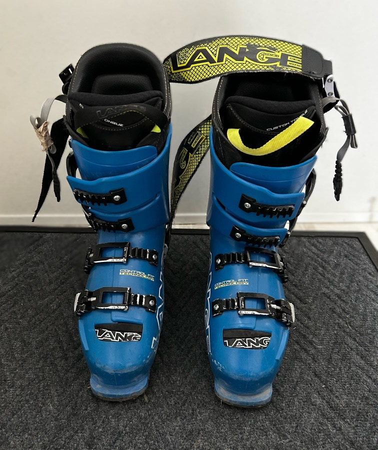 Used Lange RS 130 Ski Boots Stiff Flex