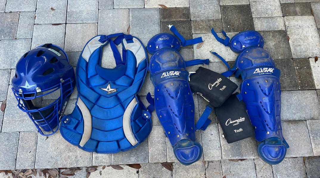 All star softball catchers gear