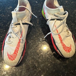 Molded Cleats White Nike Phantom GT Cleats