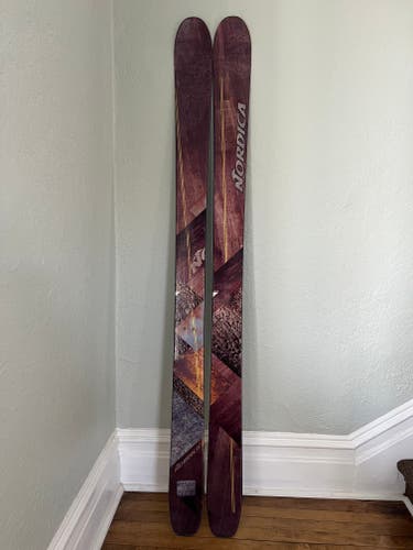 Used Unisex 2014 Nordica 177 cm Powder el capo Skis Without Bindings