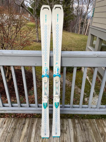Used HEAD Pure Joy Skis, w/bindings, 163 Length, 85 Waist Width