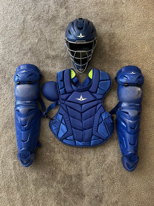 Baseball Catcher Gear Bag Ball Socks Chest Guard Protection Socks Arm  Sleeves Helmet Rawlings Easton for Sale in Las Vegas, NV - OfferUp