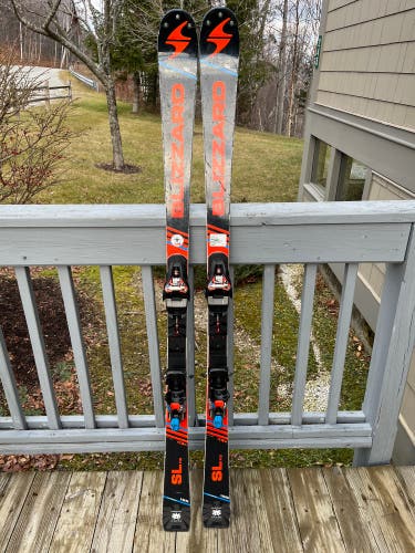 Used BLIZZARD SL FIS Unisex Slalom Skis, 165 Length