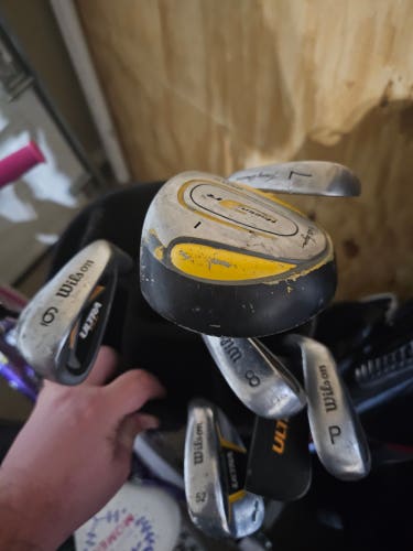 Used Junior Wilson Right Handed Ultra Clubs (Full Set) Junior 9 Pieces