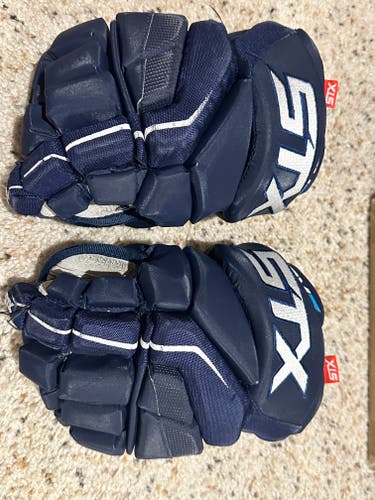 STX Navy RX3 ICE Hockey Gloves 12”