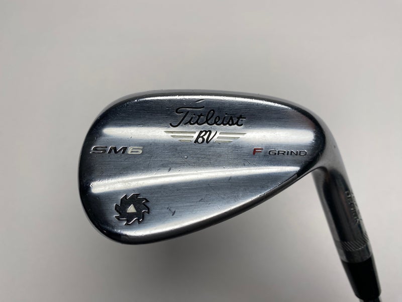Titleist Vokey SM6 Tour Chrome 52* 8 F-Grind True Temper DG R300 Regular RH