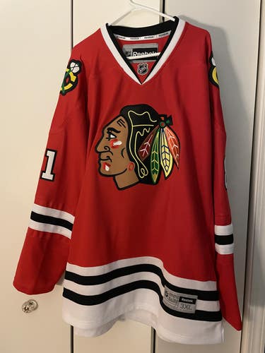 Red New XXXL Men's Chicago Blackhawks Marian Hossa #81 Reebok Jersey