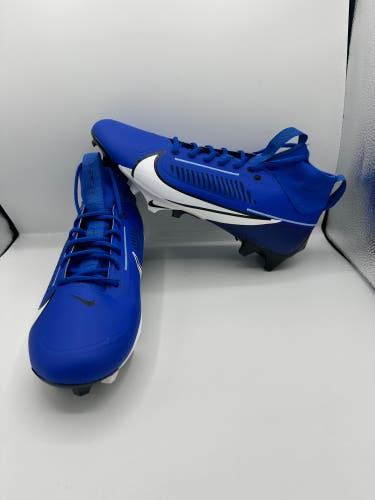 Nike Vapor Edge Pro 360 2 Football Cleats Royal Blue/White DA5456-414 Size 12.5