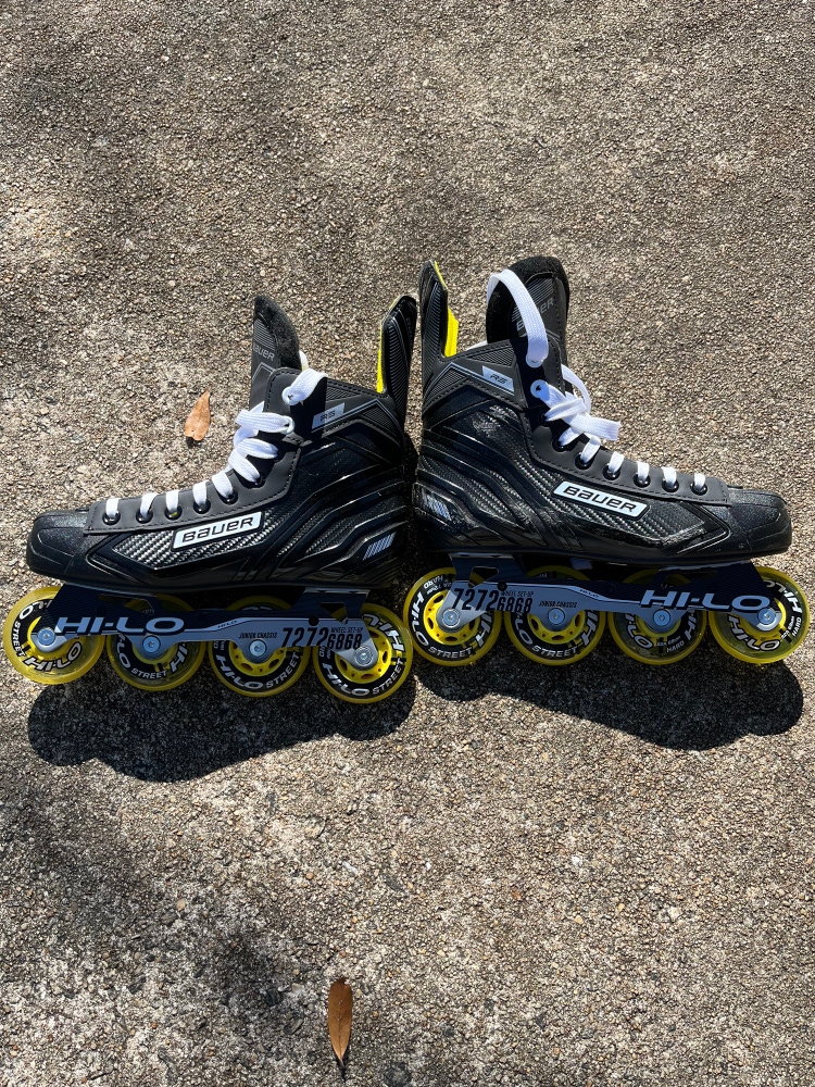 Used Bauer Regular Width Size 5 RS Inline Skates