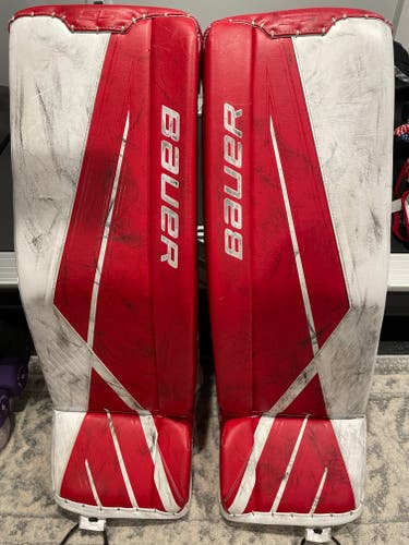 Used 32" Bauer Supreme Goalie Leg Pads