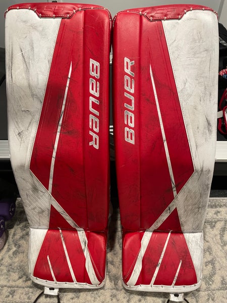 Used 32" Bauer Supreme Goalie Leg Pads