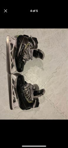 Used Bauer Regular Width Size 6 Elite Hockey Goalie Skates