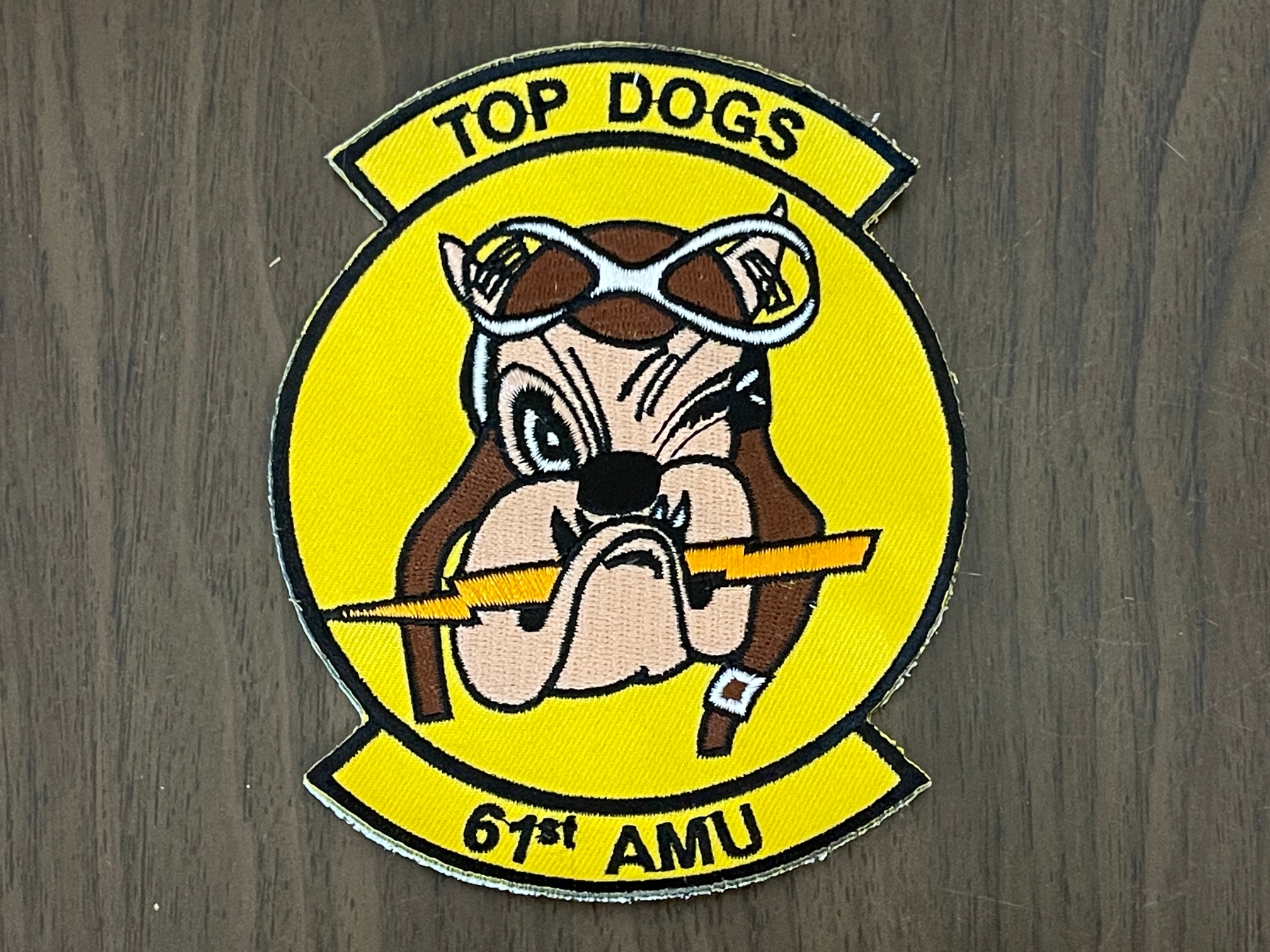 Air Force USAF 61ST AMU TOP DOGS AIRCRAFT MAINTENANCE UNIT AZ Collectible Patch!