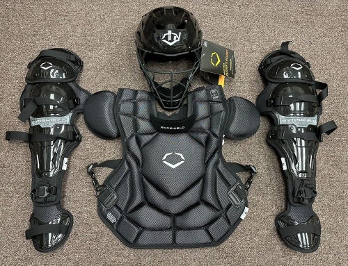 Evoshield G2S Pro-SRZ Adult 16+ Baseball Catchers Gear Set - Black