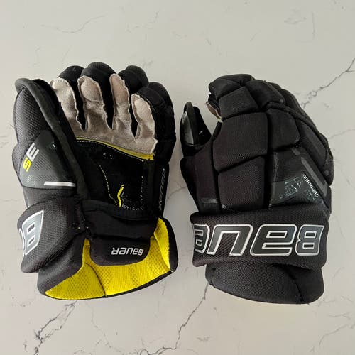 Bauer Supreme 3S Hockey Gloves - Intermediate 12.0" Black