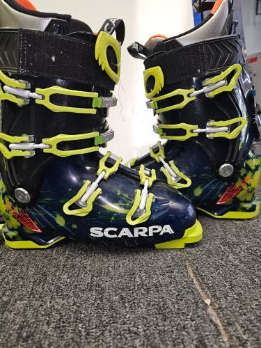 Used Men's Scarpa Alpine Touring Freedom SL 120 Ski Boots Stiff Flex