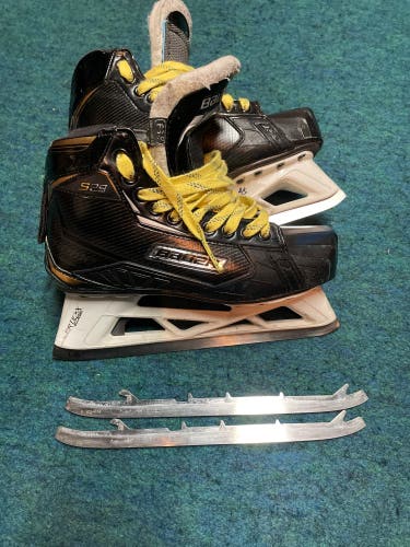 Used Bauer Regular Width Size 6.5 Supreme S29 Hockey Goalie Skates